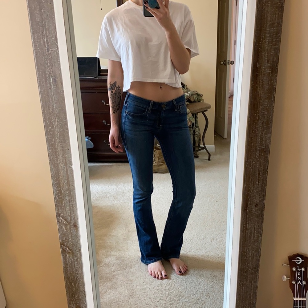 Hollister bootcut jeans. 5S/W27L31